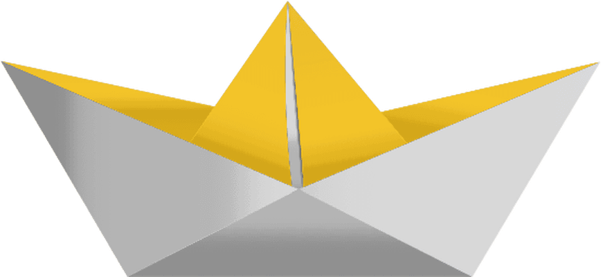 Paper boat figure